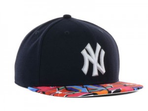 Yankees MLB Graffiti Bill Hat