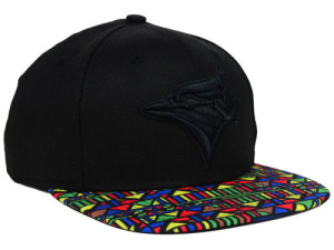 Toronto Blue Jays New Era MLB ALL Black with Visor Graphic 9fifty Hats