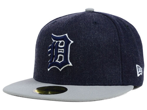 New Era 59fifty Hats, the Eaton Color Collection Detroit Tigers Gray 59fifty Wool Hat