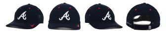 Atlanta Braves Nike Hat, Low Crown Swoosh