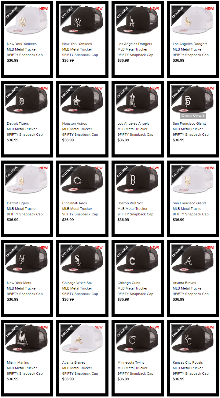 9fifty Trucker Hat from New Era Cap White and Black