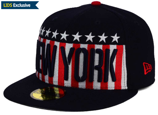 Yankees Big USA Stars and Strips 59 fifty Flat Bill Hat