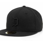 New Era MLB Black on Black Fashion 59fifty Tigers