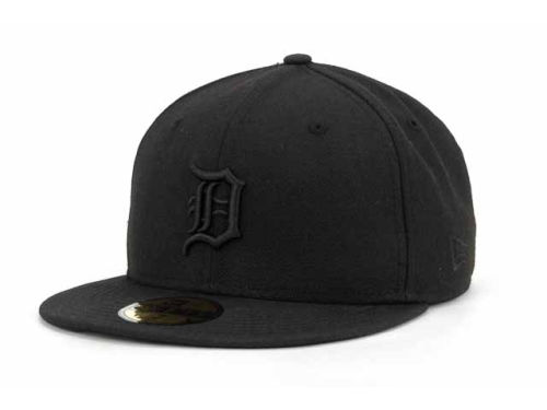 New Era MLB Black on Black Fashion 59fifty Tigers