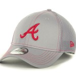 Atlanta Braves New Era MLB Gray Neo 39THIRTY Hat 2
