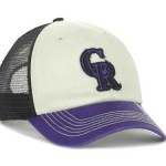 Colorado Rockies 47 Brand MLB Mesh Hat Schist 2