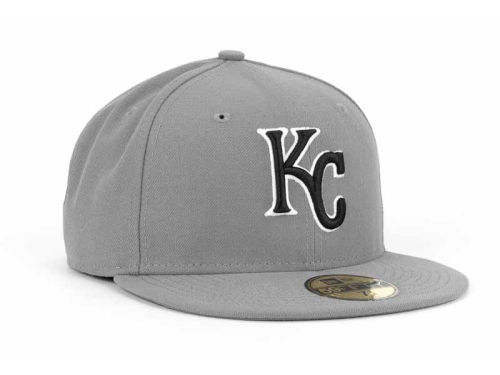 Kansas City Royals New Era MLB Gray BW 59Fifty2
