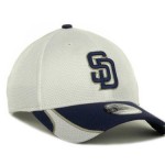 San Diego Padres New Era MLB White Tech 39THIRTY Cap
