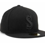 Seattle Mariners New Era MLB Black on Black Fashion 59FIFTY