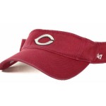 Cincinnati Reds 47 Brand MLB Clean Up Visor 2012