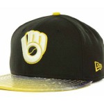 Milwaukee Brewers New Era MLB Splatted Fitted 59FIFTY Cap