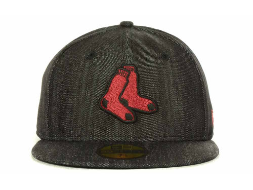 Boston Red Sox New Era MLB Denim Exclusive Fitted 59FIFTY Cap