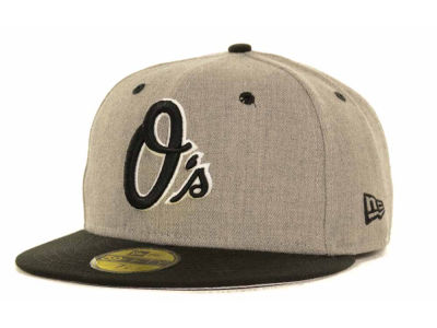 Baltimore Orioles New Era Gray Hound Hat, Fitted 59fifty