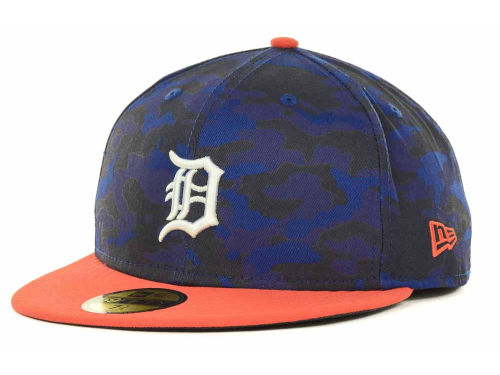 Detroit Tigers New Era MLB In Living Camo Fitted 59FIFTY Cap