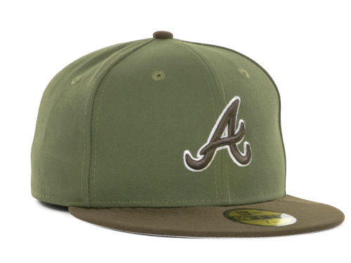 Atlanta Braves Custom Green New Era Hat, 59fifty 2