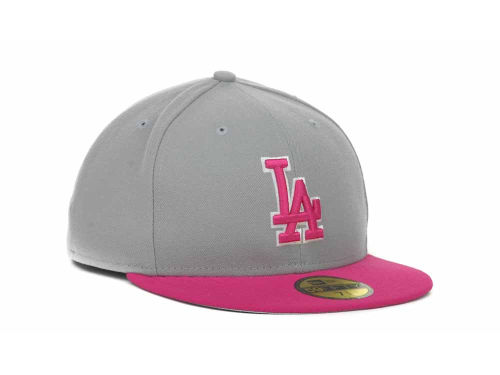 LA Dodgers Custom Pink New Era Hat, 59fifty 2