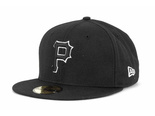 Pittsburgh Pirates Black New Era hats, 59fifty
