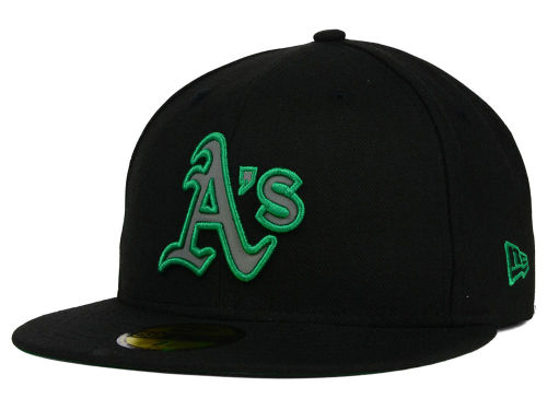 MLB 59Fifty Team Logo Outlined Hat Oakland