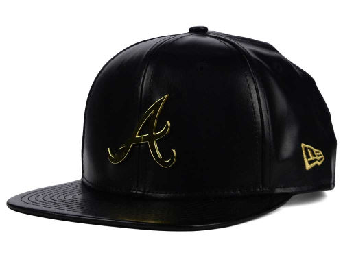 MLB Leather Metal 9FIFTY Strapback Cap