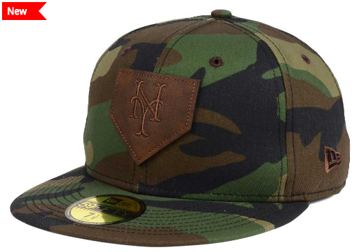 Mets NEw ERa Leather and Camo Hat