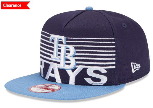 9fifty horizontal strips on snapback cap from New ERa MLB